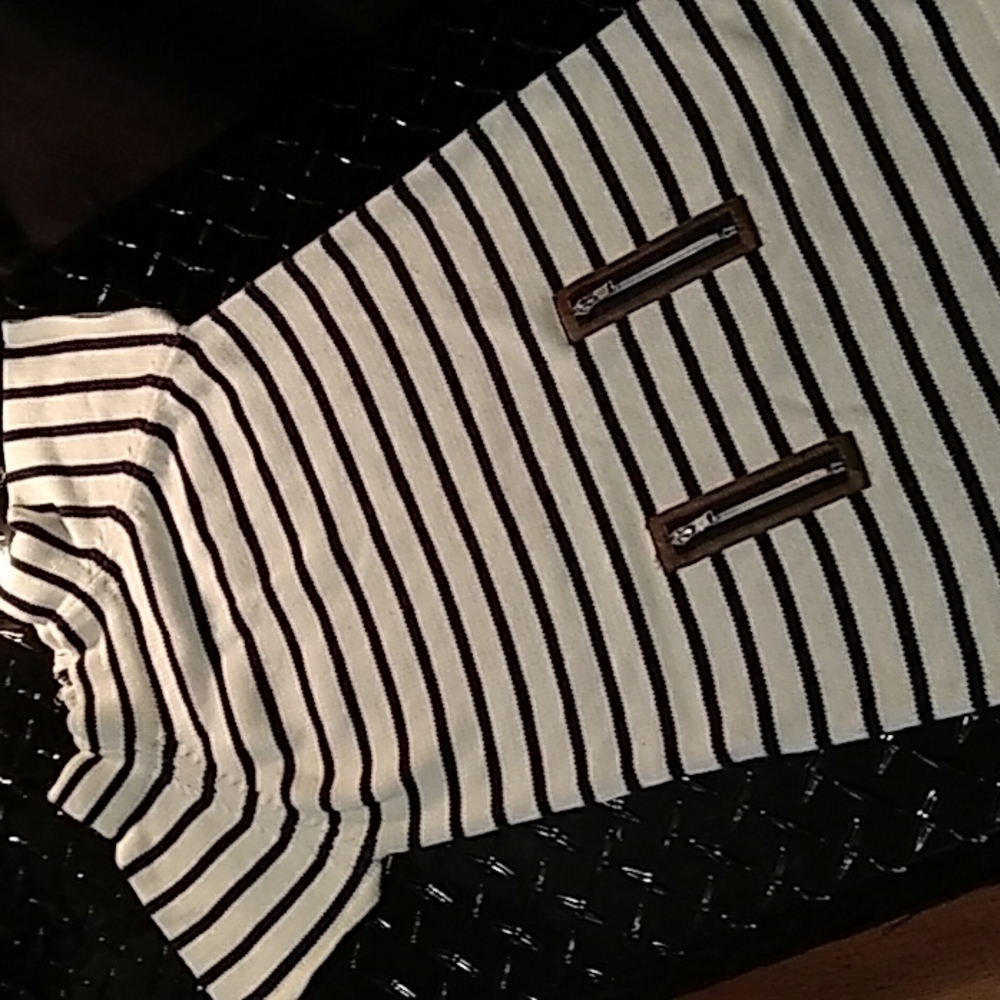 Lilly Wicket Blue/White Stripe Short Sleeve Sweater Dress Girls Size 5/6 Years